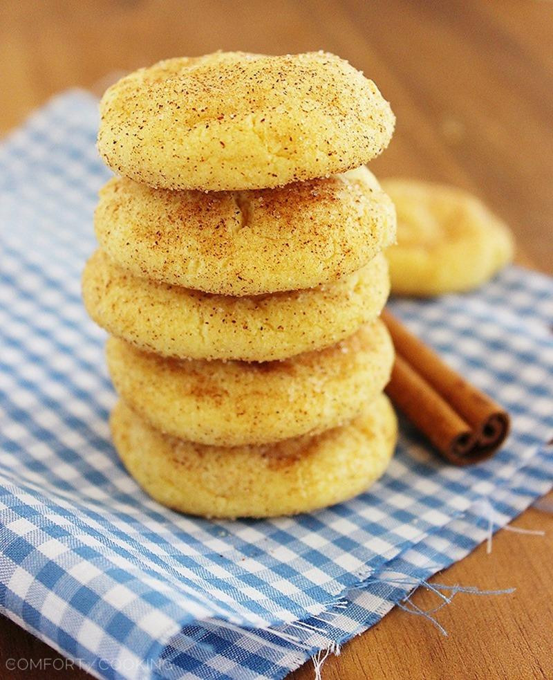 Yellow Cake Mix Cookies
 Super Soft Cake Mix Snickerdoodles