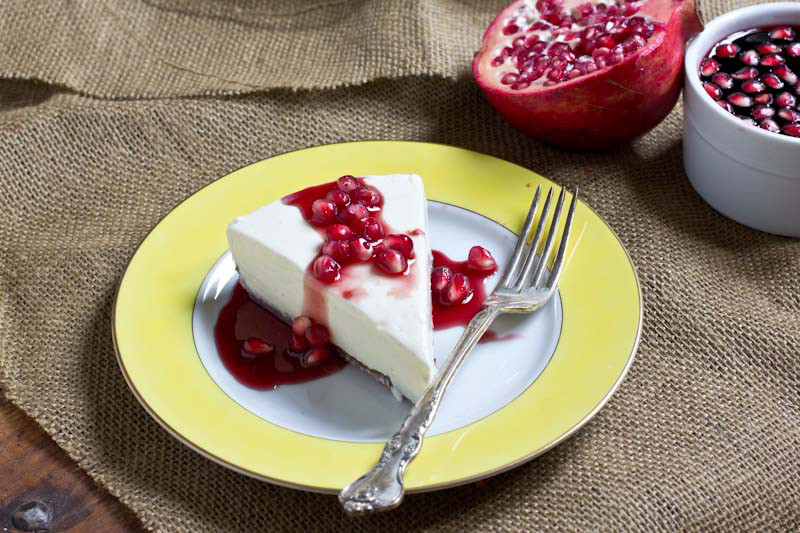 Yoghurt Dessert Recipe
 Greek Yogurt Cheesecake Recipe with Pomegranate Sauce