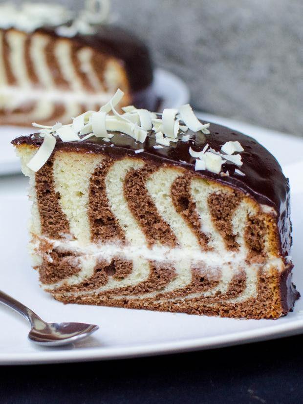 Zebra Cake Recipe
 Zebra Cake