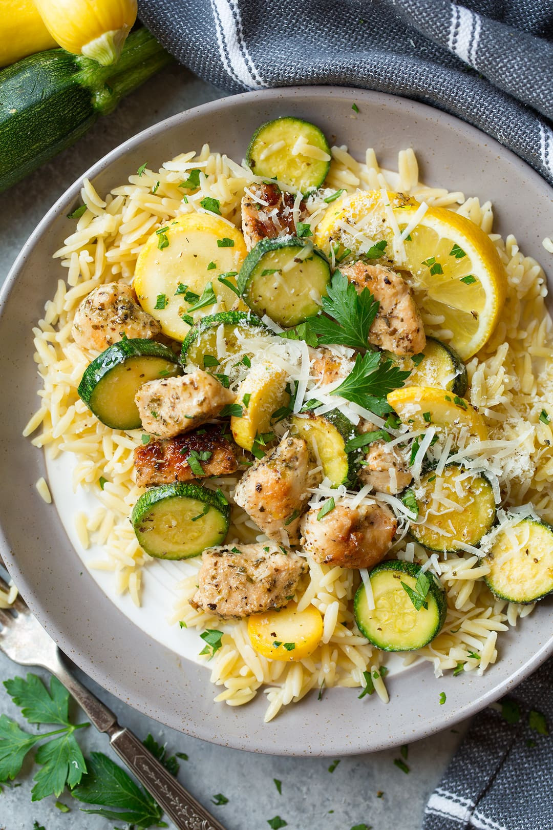 Zucchini And Chicken
 Skillet Lemon Parmesan Chicken Zucchini and Squash Recipes