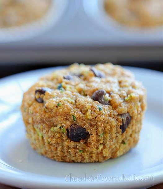 Zucchini Bread Muffins
 Chocolate Chip Zucchini Muffins Deliciously Healthy