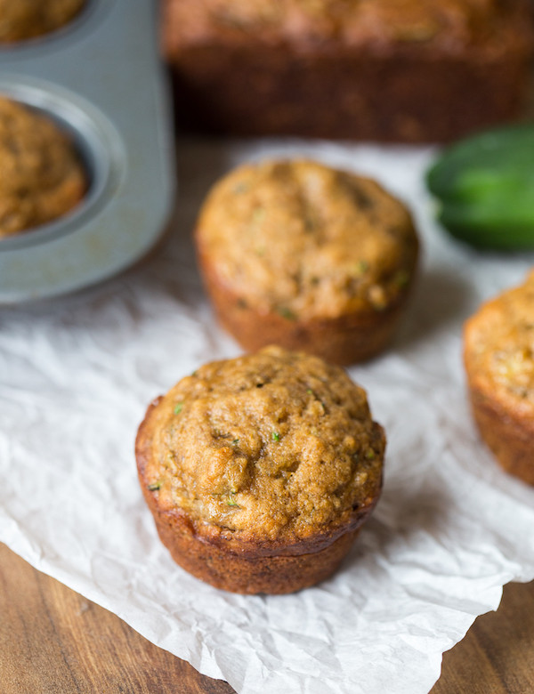 Zucchini Bread Muffins
 Zucchini Banana Muffins and Bread