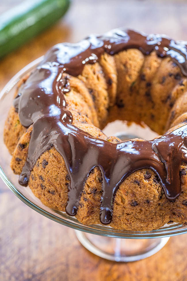 Zucchini Bundt Cake
 Zucchini Chocolate Chip Bundt Cake with Chocolate Ganache