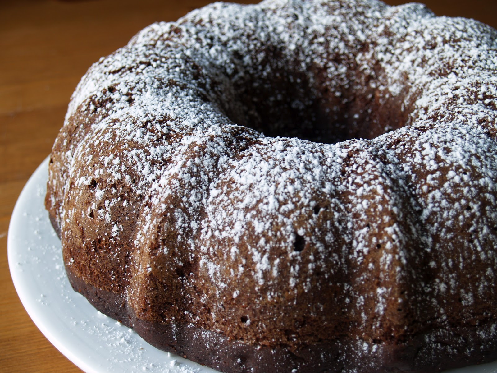 Zucchini Bundt Cake
 Persimmon and Peach Chocolate Zucchini Bundt Cake