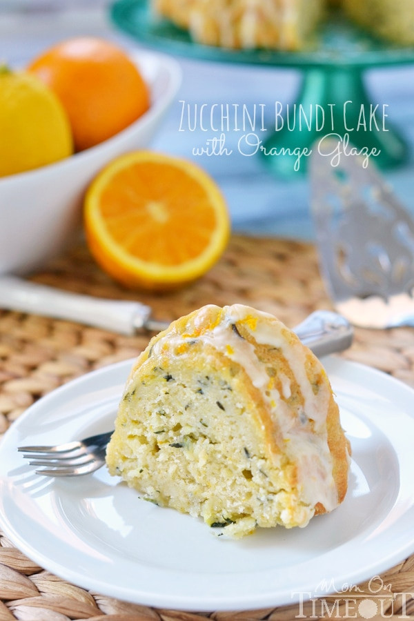 Zucchini Bundt Cake
 Zucchini Bundt Cake with Orange Glaze Mom Timeout