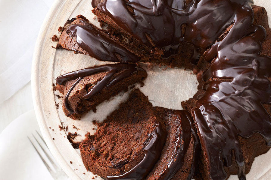 Zucchini Bundt Cake
 Double Chocolate Zucchini Bundt Cake