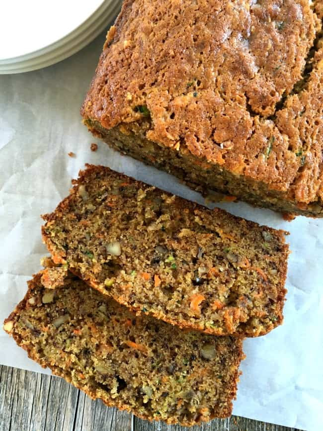 Zucchini Carrot Bread
 Zucchini Carrot Banana Bread or The BEST banana bread