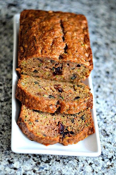 Zucchini Carrot Bread
 Spiced Zucchini Carrot Bread