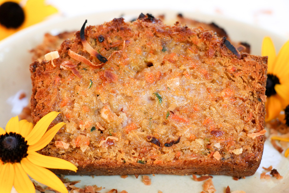 Zucchini Carrot Bread
 Zucchini Carrot & Coconut Bread