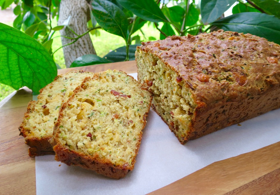 Zucchini Cheese Bread
 Bacon & Cheddar Zucchini Bread