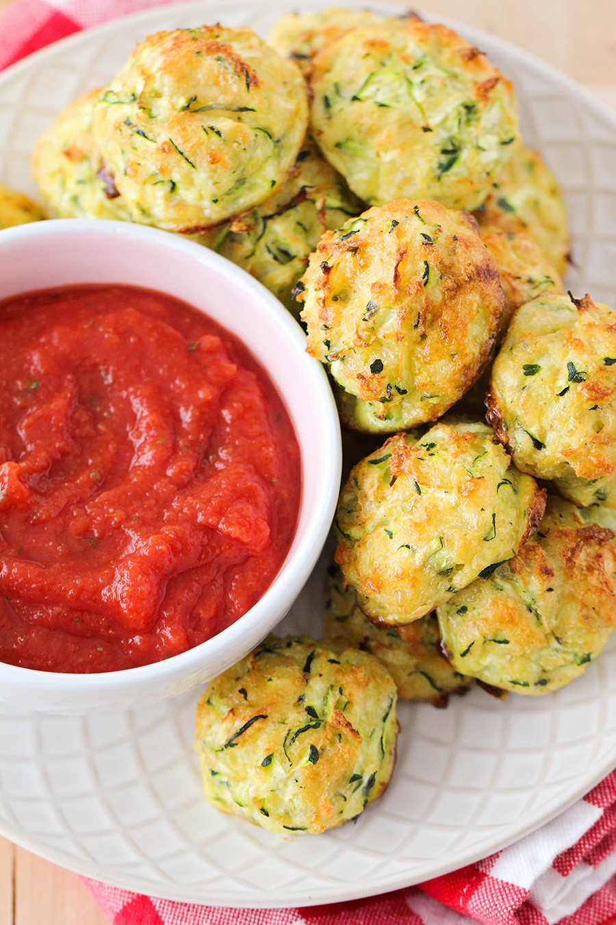 Zucchini Cheesy Bread
 Zucchini Tots