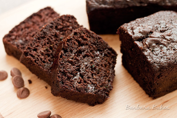 Zucchini Chocolate Chip Bread
 Chocolate Chocolate Chip Zucchini Bread Barbara Bakes