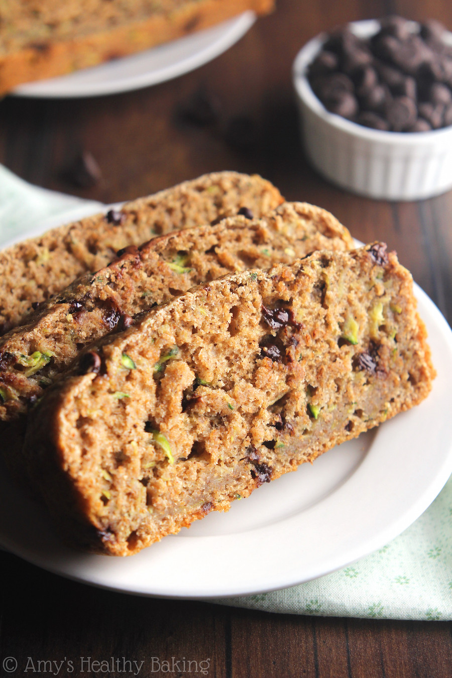 Zucchini Chocolate Chip Bread
 Whole Wheat Chocolate Chip Zucchini Bread