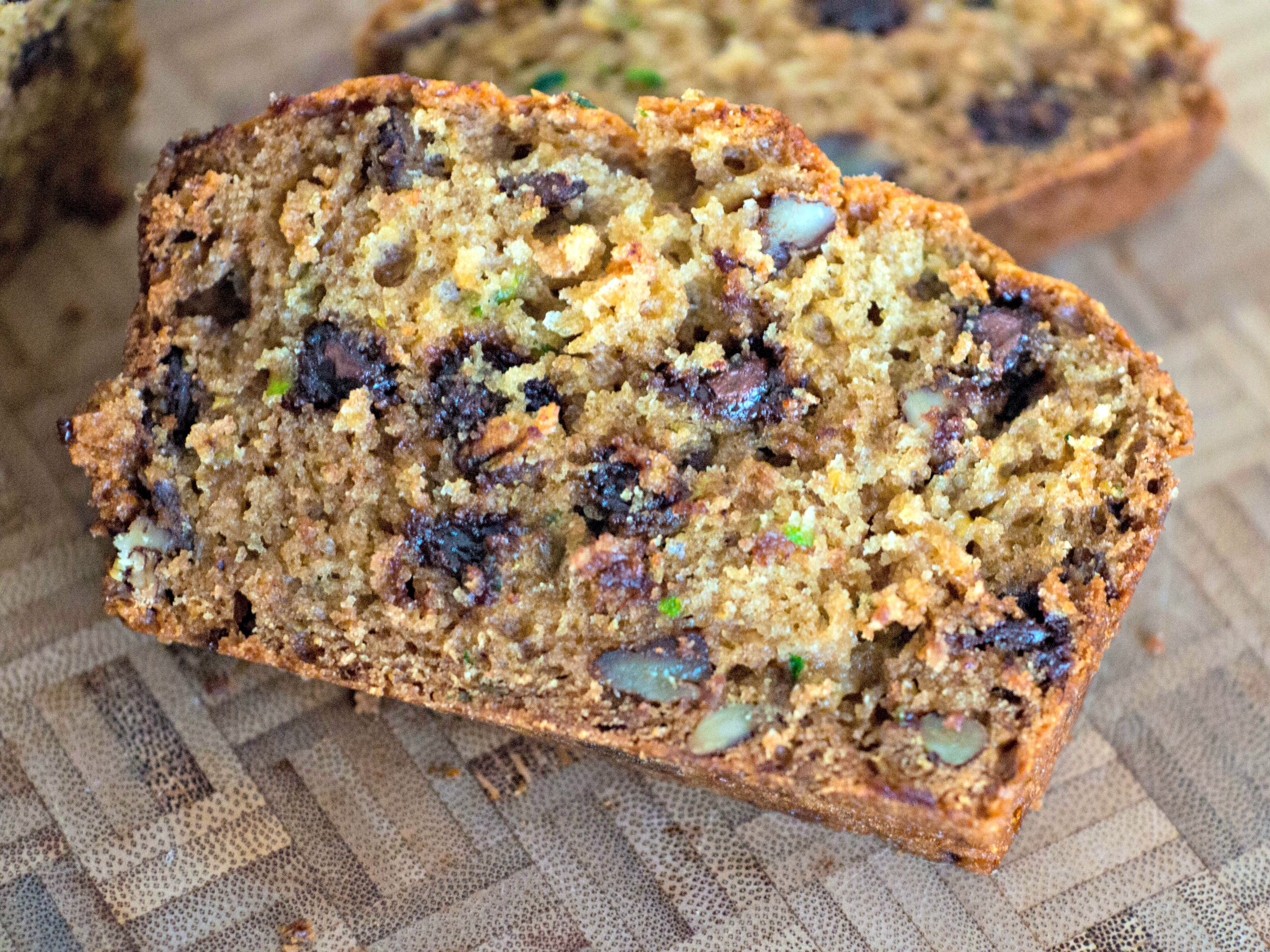 Zucchini Chocolate Chip Bread
 Chocolate Chip Zucchini Bread