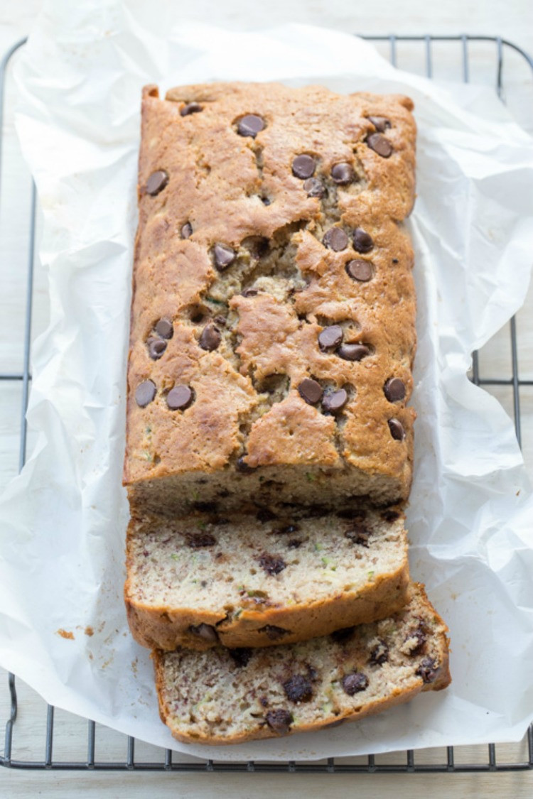 Zucchini Chocolate Chip Bread
 Zucchini Banana Chocolate Chip Bread Valentina s Corner