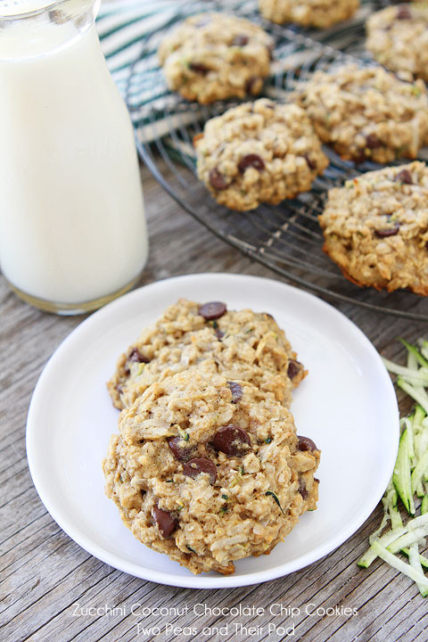 Zucchini Chocolate Chip Cookies
 Zucchini Cookies