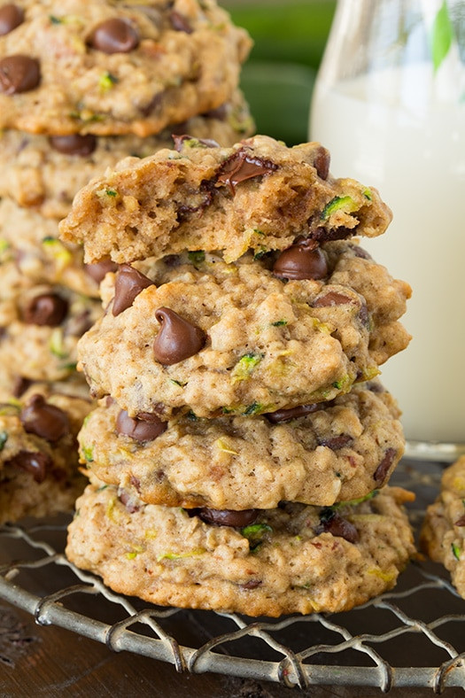 Zucchini Chocolate Chip Cookies
 Zucchini Oat Chocolate Chip Cookies Cooking Classy