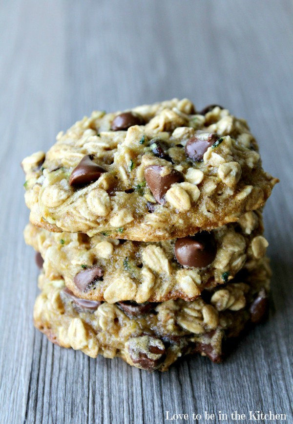 Zucchini Chocolate Chip Cookies
 Zucchini Oat Coconut Chocolate Chip Cookies Love to be