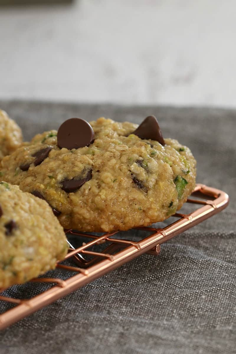 Zucchini Chocolate Chip Cookies
 Healthy Zucchini Oat and Chocolate Chip Cookies Bake