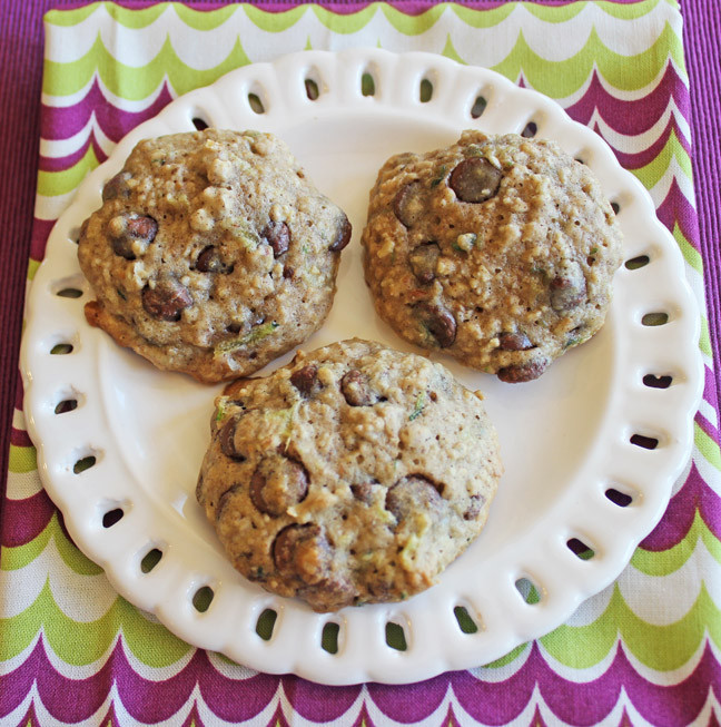 Zucchini Chocolate Chip Cookies
 Zucchini Oatmeal Chocolate Chip Cookies