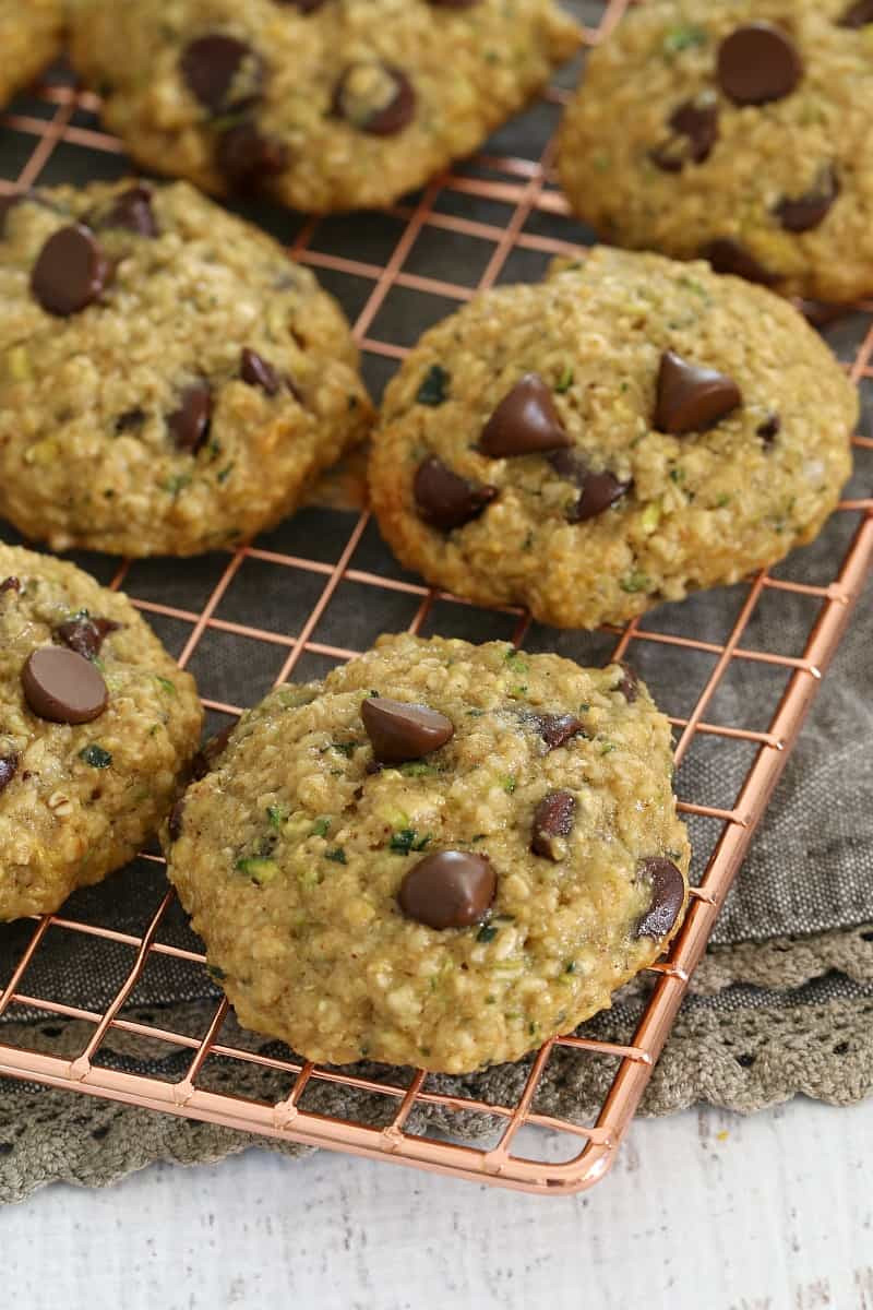 Zucchini Chocolate Chip Cookies
 Healthy Zucchini Oat and Chocolate Chip Cookies Bake