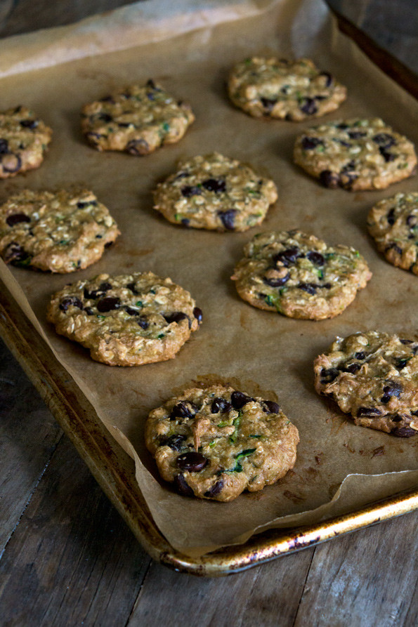 Zucchini Chocolate Chip Cookies
 Zucchini Oatmeal Gluten Free Chocolate Chip Cookies