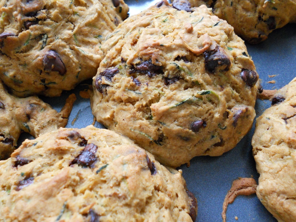 Zucchini Chocolate Chip Muffins
 Snacking Squirrel Zucchini Chocolate Chip Muffins