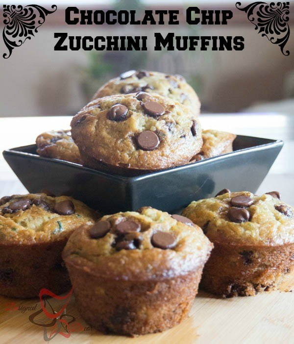 Zucchini Chocolate Chip Muffins
 Zucchini Chocolate Chip Muffins Designed Decor