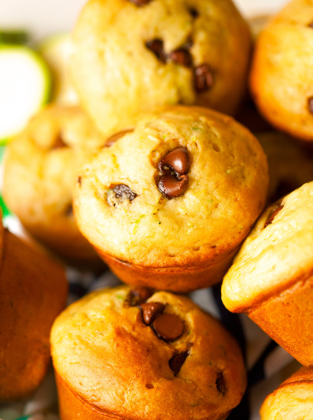 Zucchini Chocolate Chip Muffins
 Zucchini Chocolate Chip Muffins