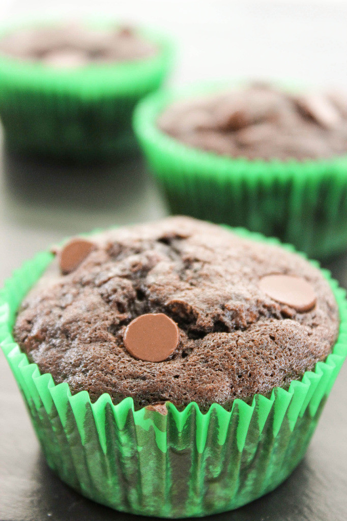 Zucchini Chocolate Chip Muffins
 Zucchini Chocolate Chip Muffins