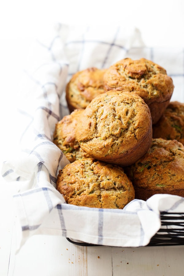 Zucchini Muffins Healthy
 Honey and Olive Oil Zucchini Muffins Recipe Pinch of Yum