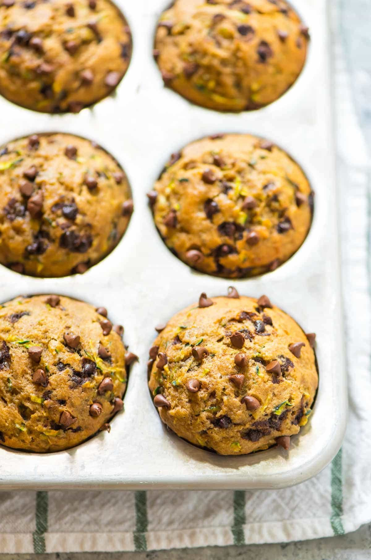 Zucchini Muffins Healthy
 Healthy Zucchini Muffins with Chocolate Chips