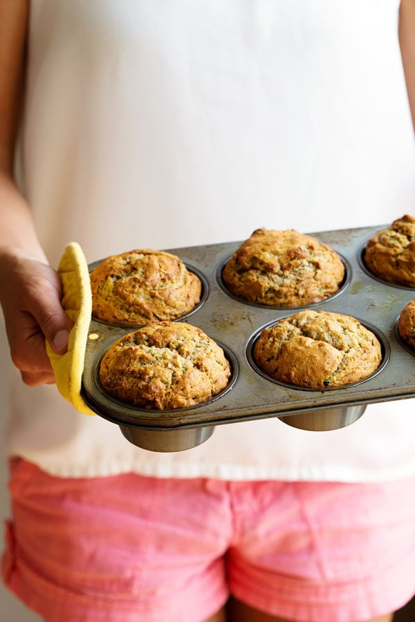 Zucchini Muffins Healthy
 Honey and Olive Oil Zucchini Muffins Recipe Pinch of Yum