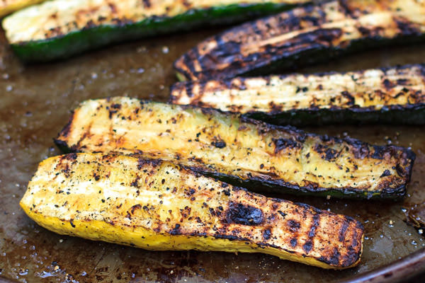 Zucchini On The Grill
 Mediterranean Grilled Zucchini Boats with Tomato and Feta