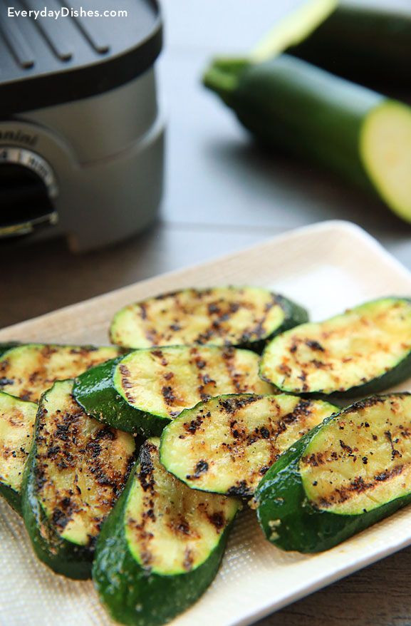 Zucchini On The Grill
 grilled cour te george foreman
