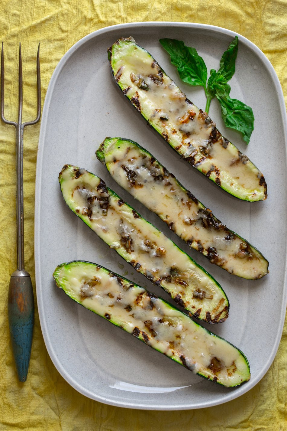 Zucchini On The Grill
 Grilled Zucchini Recipe Zucchini Boats