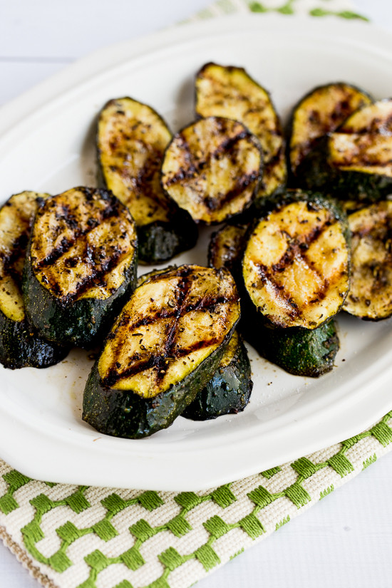 Zucchini On The Grill
 grilled zucchini spears