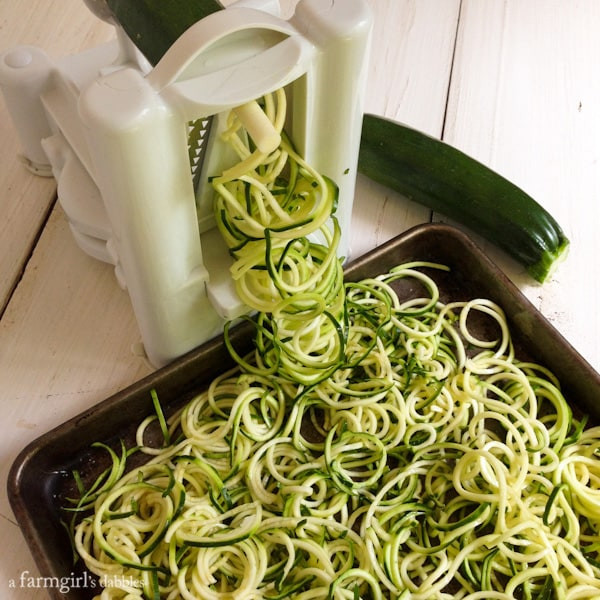 Zucchini Pasta Maker
 Cheesy Zucchini Noodles Bake with Roasted Corn and Red