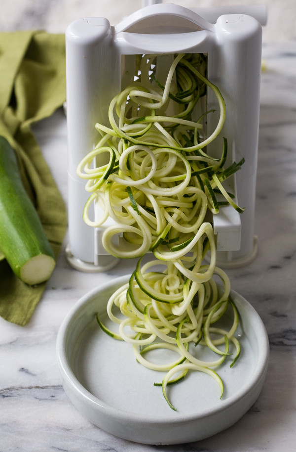 Zucchini Pasta Maker
 Zucchini Noodles with Turkey Meatballs – A Cozy Kitchen