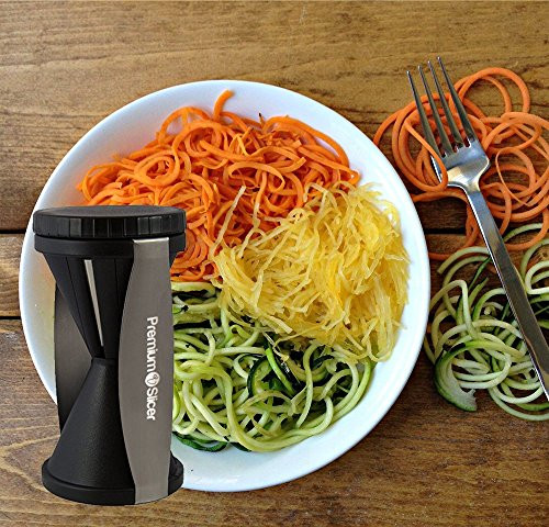 Zucchini Pasta Maker
 Premium Ve able Spiralizer Bundle Spiral Slicer Best