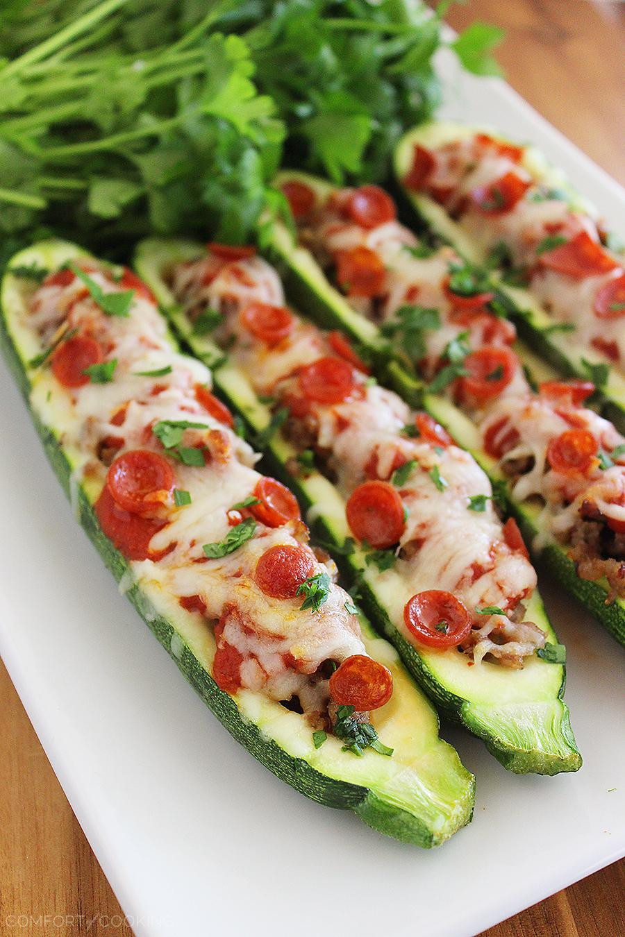 Zucchini Pizza Boats
 The fort of Cooking Pizza Zucchini Boats
