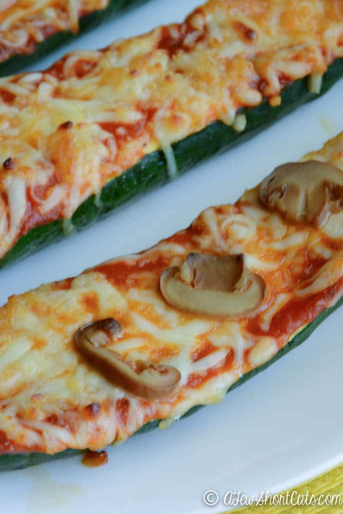 Zucchini Pizza Boats
 Zucchini Pizza Boats A Few Shortcuts