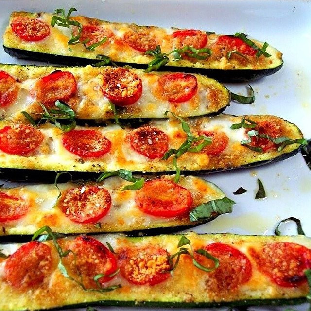 Zucchini Pizza Boats
 Zucchini Pizza Boats For more meals and recipes follow