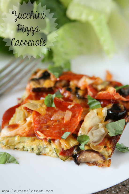 Zucchini Pizza Casserole
 Zucchini Pizza Casserole