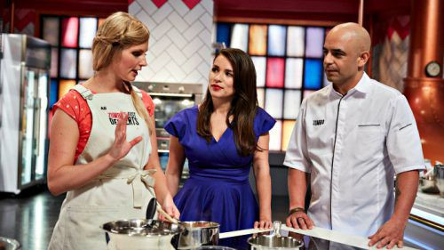 Zumbo Just Desserts Cast
 Ali King flying the Canberra flag on ‘Zumbo’s Just