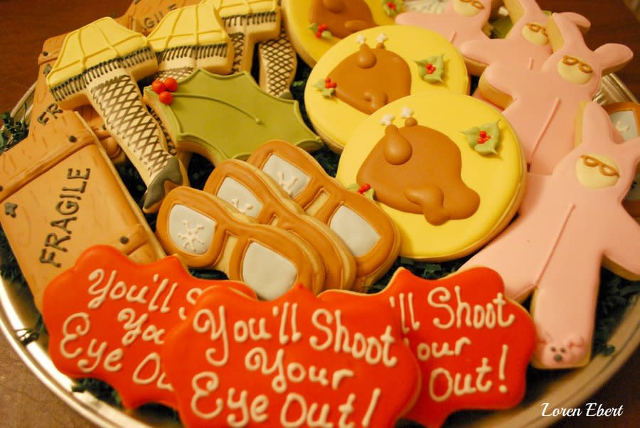 A Christmas Story Cookies
 A Christmas Story Cookie Platter cake by Loren Ebert
