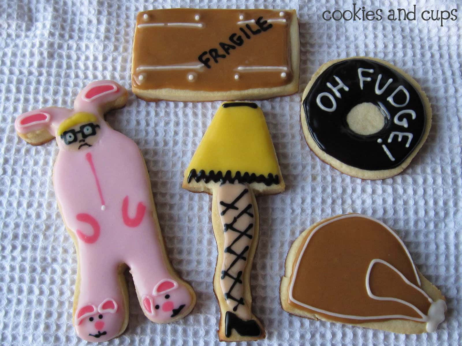 A Christmas Story Cookies
 "You ll shoot your eye out" Cookies and Cups
