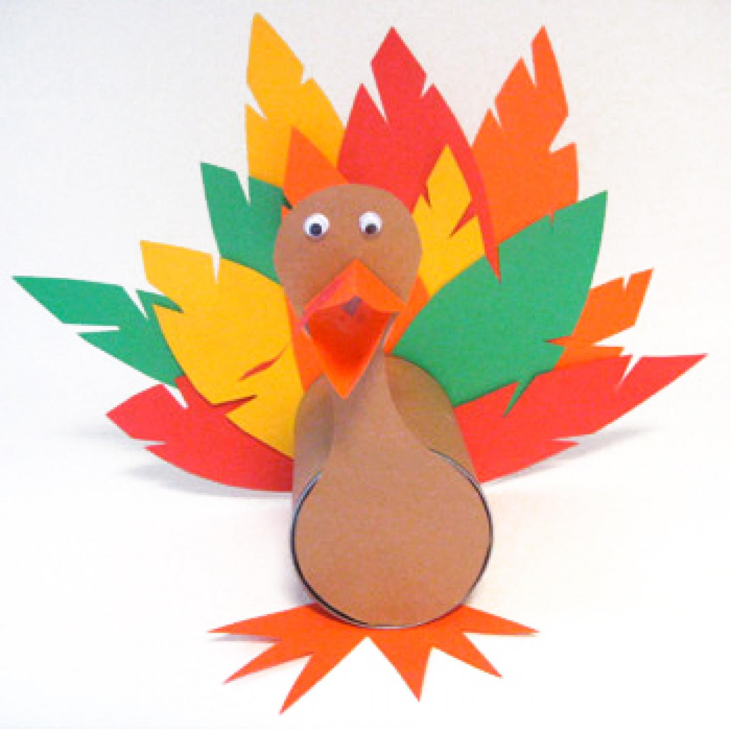 A Turkey For Thanksgiving Activity
 Simple No Mess Thanksgiving Craft
