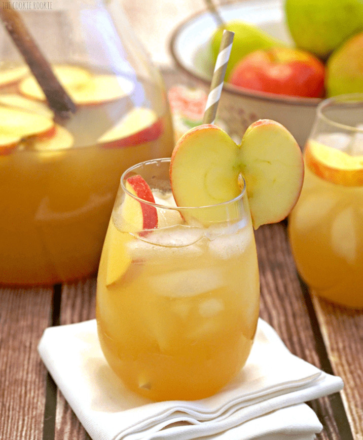Alcoholic Thanksgiving Drinks
 Apple Pie Punch The Cookie Rookie