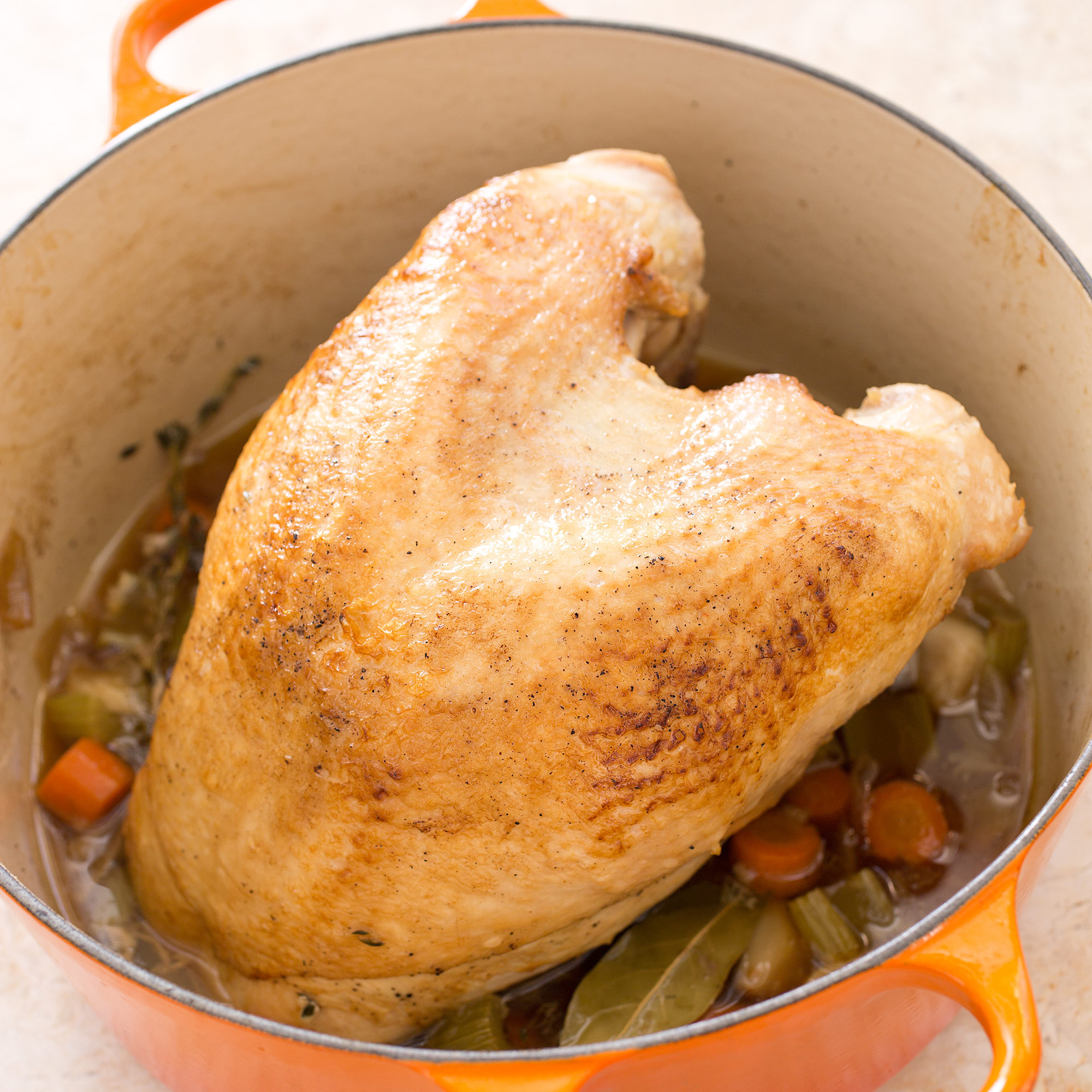 Americas Test Kitchen Thanksgiving Turkey
 Turkey Breast en Cocotte with Pan Gravy